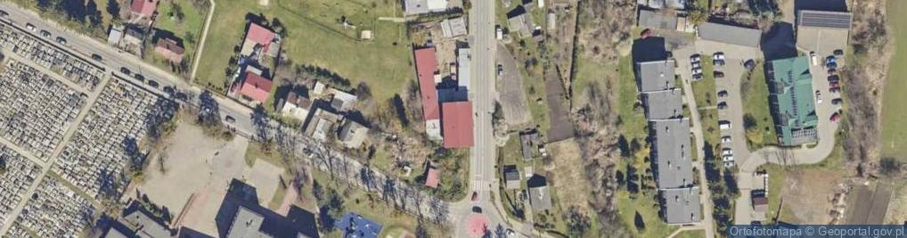 Zdjęcie satelitarne Zbigniew Podkowiak Przedsiębiorstwo Wielobranżowe Podkomet