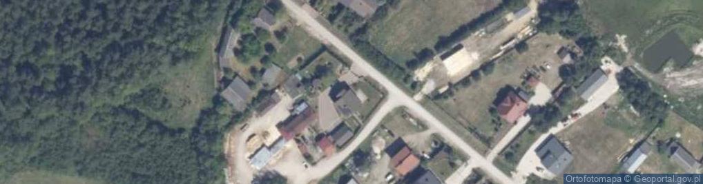 Zdjęcie satelitarne Zbigniew Śliwiński Zakład Drzewny Las
