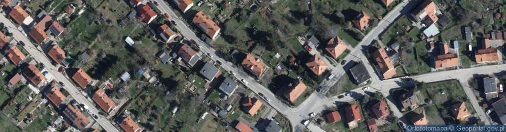 Zdjęcie satelitarne Zbirek J.Usługi, Szczawno-Zdrój