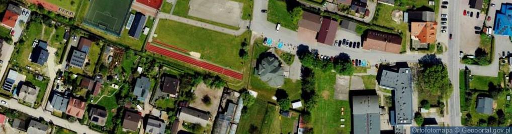 Zdjęcie satelitarne Zbór Kościoła Wolnych Chrześcijan w Piasku K.Pszczyny