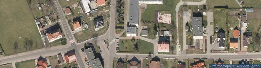 Zdjęcie satelitarne Zespół Ekonomiczno-Administracyjny Szkół i Przedszkola w Grębocicach
