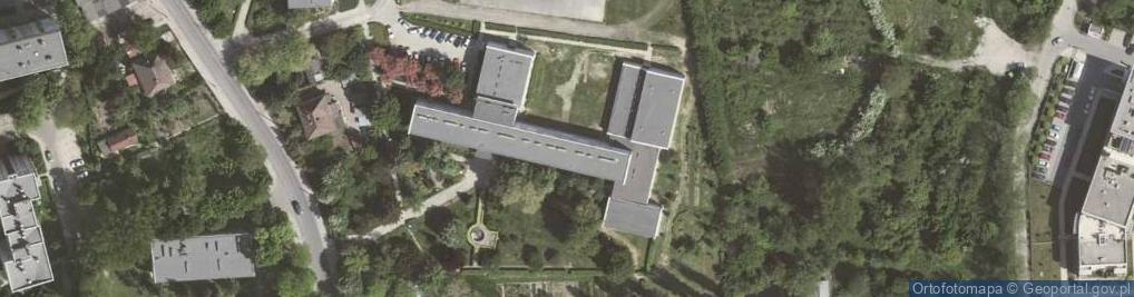 Zdjęcie satelitarne Zespół Ekonomiki Oświaty w Krakowie
