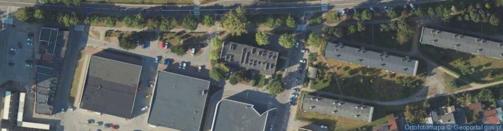 Zdjęcie satelitarne Zespół Grupowych Praktyk Pielęgniarskich i Położnych Środowiskowo Rodzinnych Antares w Wejherowie