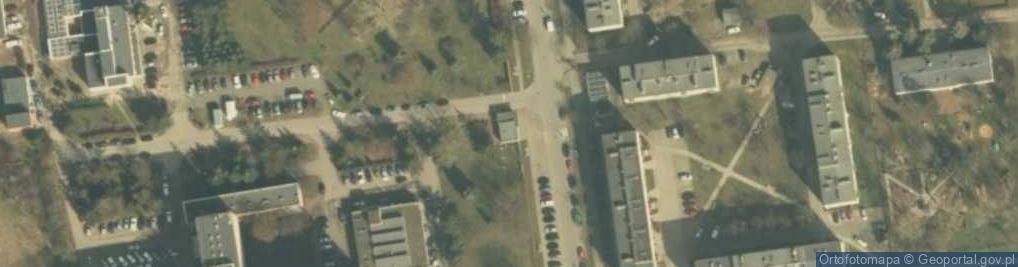Zdjęcie satelitarne Zespół Opieki Zdrowotnej w Łęczycy