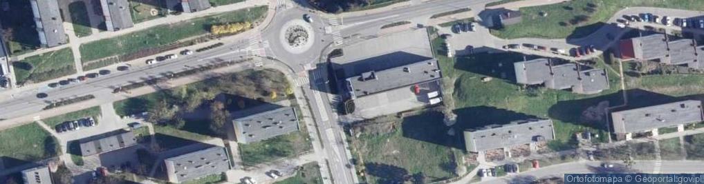 Zdjęcie satelitarne Zespół Pałacowo Parkowy Stawowie
