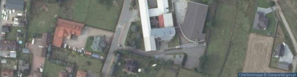 Zdjęcie satelitarne Zespół Placówek Oświatowych w Sieprawiu Szkoła Podstawowa im Tadeusza Kościuszki i Przedszkole Gminy Siepraw w Sieprawiu