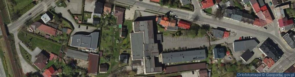 Zdjęcie satelitarne Zespół Szkół Budowlano Drzewnych im Armii Krajowej w Żywcu