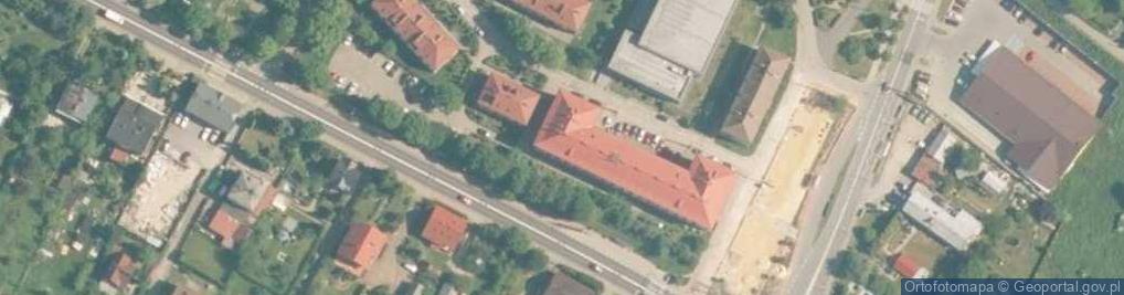 Zdjęcie satelitarne Zespół Szkół Ekonomiczno Chemicznych w Trzebini