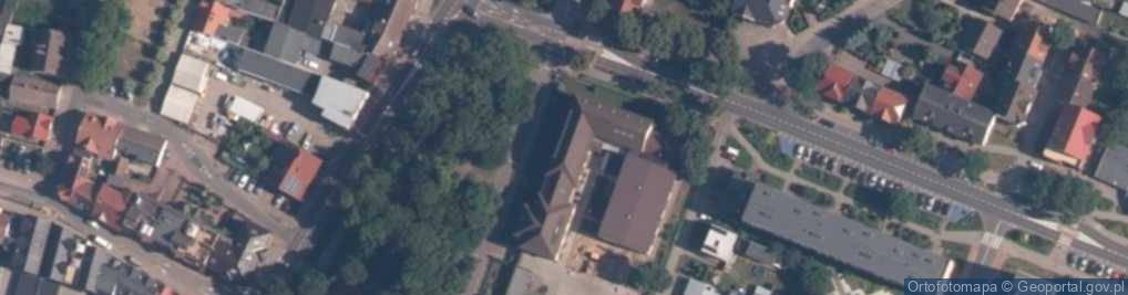 Zdjęcie satelitarne Zespół Szkół Ekonomicznych im Jana Pawła II w Złotowie