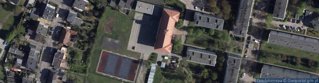 Zdjęcie satelitarne Zespół Szkół Handlowych im M Dąbrowskiej