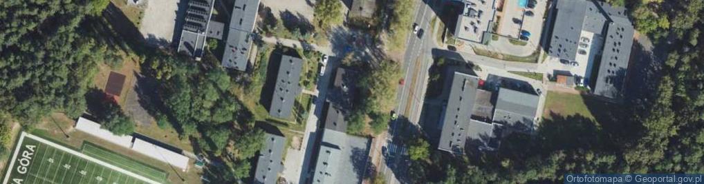 Zdjęcie satelitarne Zespół Szkół i Placówek Kształcenia Zawodowego w Zielonej Górze