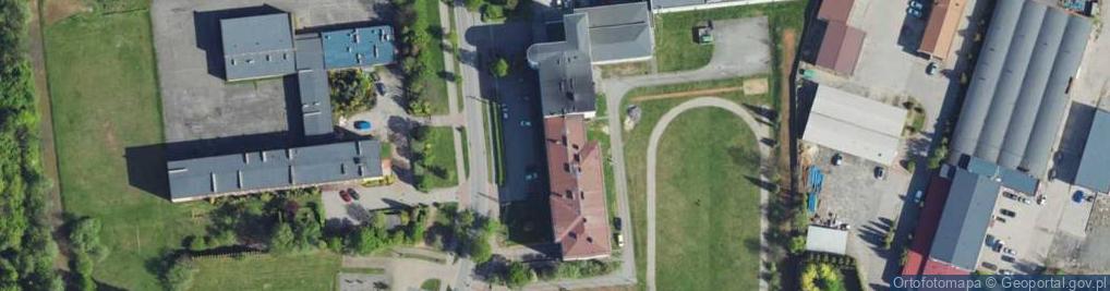 Zdjęcie satelitarne Zespół Szkół im Hugona Kołłątaja w Zawierciu