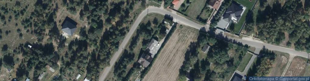 Zdjęcie satelitarne Zespół Szkół im KS Stanisława Brzóski w Zalesiu Przedszkole