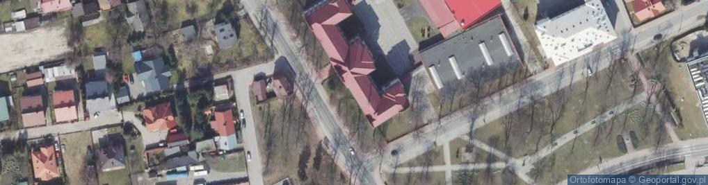 Zdjęcie satelitarne Zespół Szkół im Prof J Groszkowskiego w Mielcu
