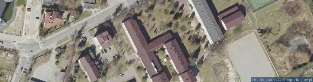 Zdjęcie satelitarne Zespół Szkół Leśnych w Biłgoraju