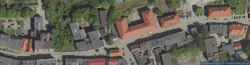 Zdjęcie satelitarne Zespół Szkół Licealnych i Zawodowych nr 2 w Jeleniej Górze