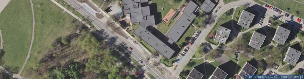 Zdjęcie satelitarne Zespół Szkół Lnych nr 8 w Tychach Szkoła Specjalna Przysposabiająca do Pracy