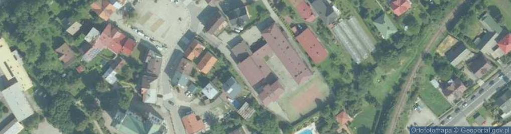 Zdjęcie satelitarne Zespół Szkół Miejskich nr 2 w Mszanie Dolnej