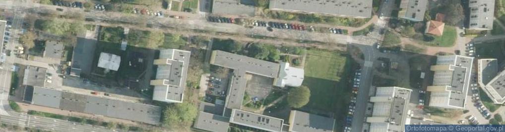 Zdjęcie satelitarne Zespół Szkół nr 1 im Stefanii Sempołowskiej w Puławach Zasadnicza Szkoła Zawodowa nr 1 w Puławach