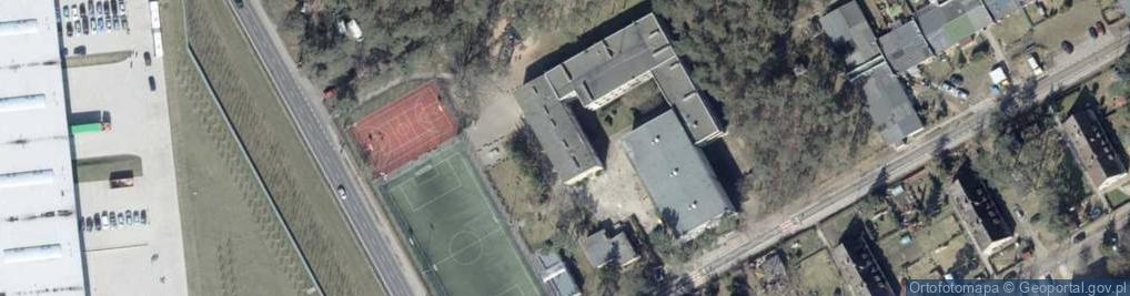 Zdjęcie satelitarne Zespół Szkół nr 12 w Szczecinie