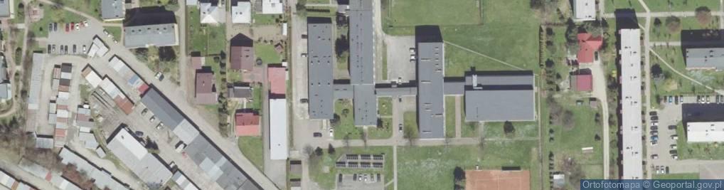 Zdjęcie satelitarne Zespół Szkół nr 5 im Ignacego Łukasiewicza w Sanoku