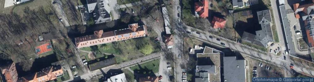 Zdjęcie satelitarne Zespół Szkół Ogólnokształcących i Medycznych