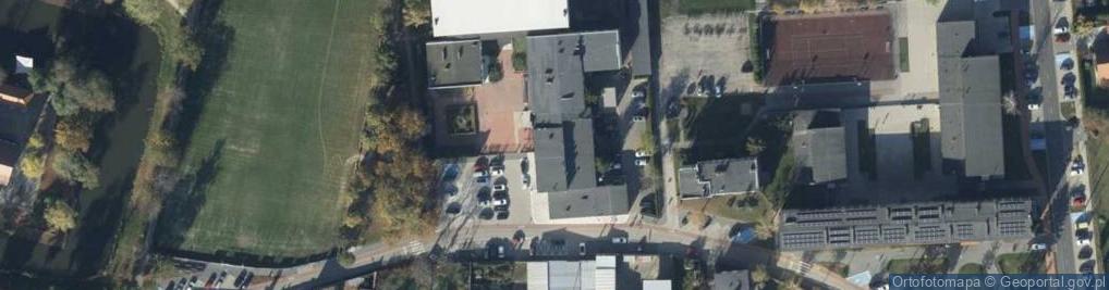 Zdjęcie satelitarne Zespół Szkół Ogólnokształcących i Zawodowych Krobia