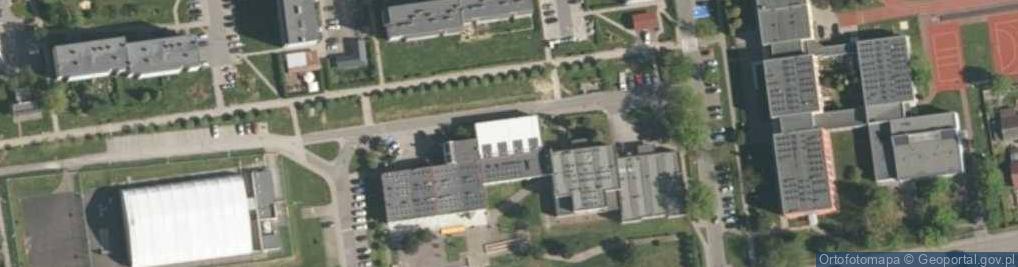 Zdjęcie satelitarne Zespół Szkół Ogólnokształcących im Jana Pawła II w Pawłowicach