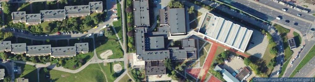 Zdjęcie satelitarne Zespół Szkół Ogólnokształcących Integracyjnych nr 2 im Uniwersytetu Jagiellońskiego