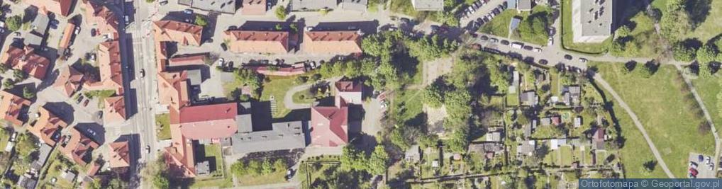 Zdjęcie satelitarne Zespół Szkół Ogólnokształcących nr 1 im Adama Mickiewicza i Liceum Ogólnokształcące im Adama Mickiewicza