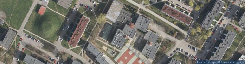 Zdjęcie satelitarne Zespół Szkół Ogólnokształcących nr 13 w Gliwicach