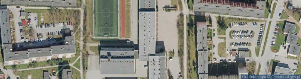 Zdjęcie satelitarne Zespół Szkół Ogólnokształcących nr 16 w Kielcach