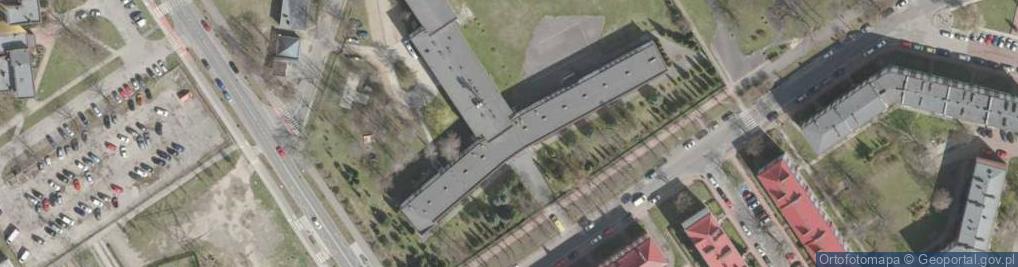 Zdjęcie satelitarne Zespół Szkół Ogólnokształcących nr 2 w Dąbrowie Górniczej III Liceum Ogólnokształcące im Lucjana Szenwalda