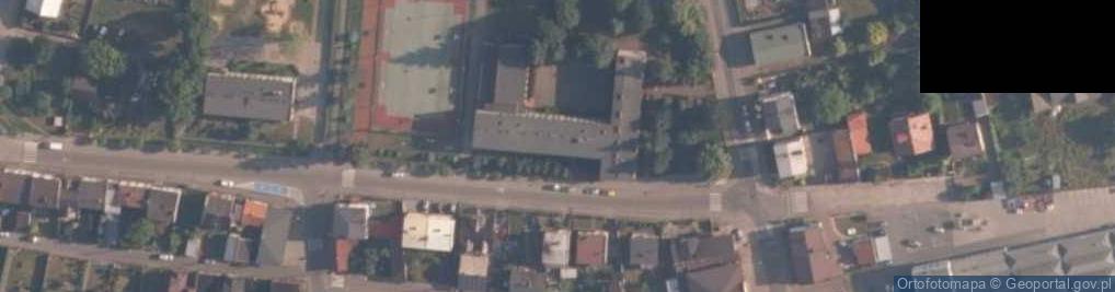 Zdjęcie satelitarne Zespół Szkół Ogólnokształcących w Wieruszowie