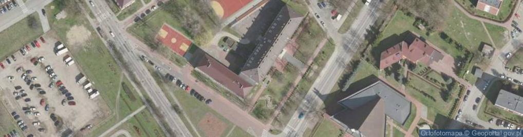 Zdjęcie satelitarne Zespół Szkół Plastycznych Ogólnokształcąca Szkoła Sztuk Pięknych im Tadeusza Kantora