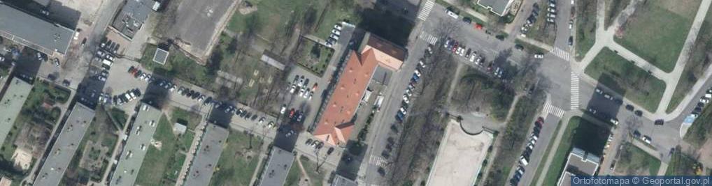 Zdjęcie satelitarne Zespół Szkół Politechnicznych w Głogowie