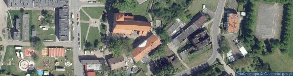 Zdjęcie satelitarne Zespół Szkół Ponadgimnazjalnych im.Władysława Reymonta w Bierutowie