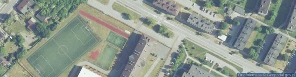 Zdjęcie satelitarne Zespół Szkół Ponadgimnazjalnych nr 1 im KS Stanisława Konarskiego w Jędrzejowie