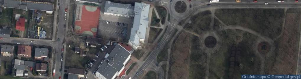 Zdjęcie satelitarne Zespół Szkół Ponadgimnazjalnych nr 1 w Piotrkowie Tryb