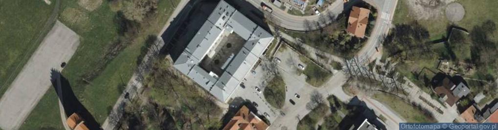Zdjęcie satelitarne Zespół Szkół Ponadgimnazjalnych nr 2 im Marii Skłodowskiej Curie w Kwidzynie
