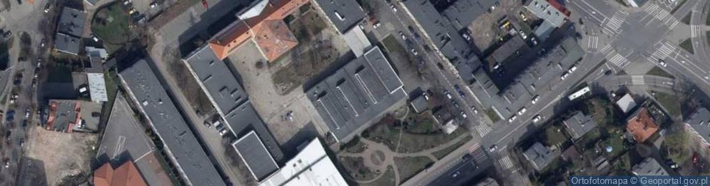 Zdjęcie satelitarne Zespół Szkół Ponadgimnazjalnych nr 2 w Kaliszu