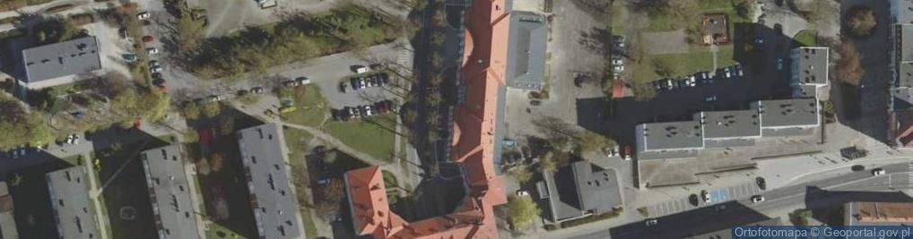 Zdjęcie satelitarne Zespół Szkół Ponadgimnazjalnych nr 3 w Pile