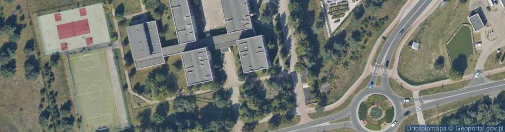 Zdjęcie satelitarne Zespół Szkół Ponadgimnazjalnych nr 4 im Jana Pawła II w Nowej Soli