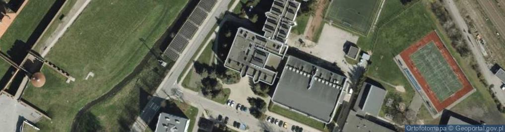 Zdjęcie satelitarne Zespół Szkół Ponadgimnazjalnych nr 4 w Malborku