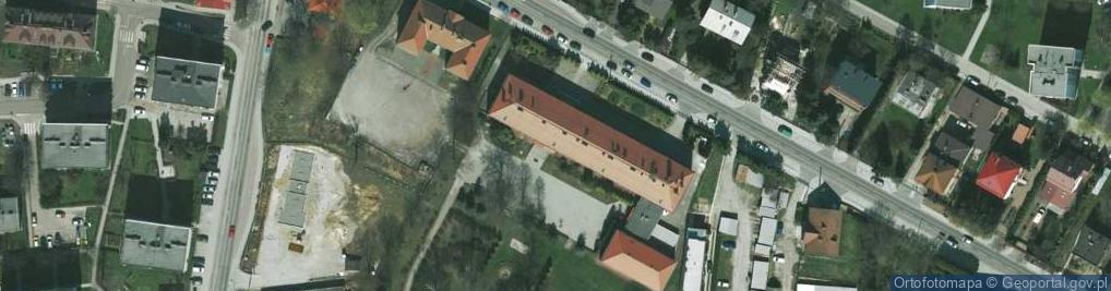 Zdjęcie satelitarne Zespół Szkół Ponadgimnazjalnych w Krzeszowicach