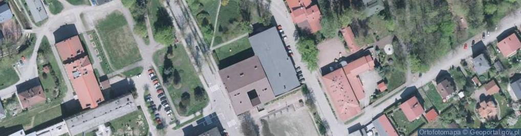 Zdjęcie satelitarne Zespół Szkół Ponadgimnazjalnych w Ustroniu