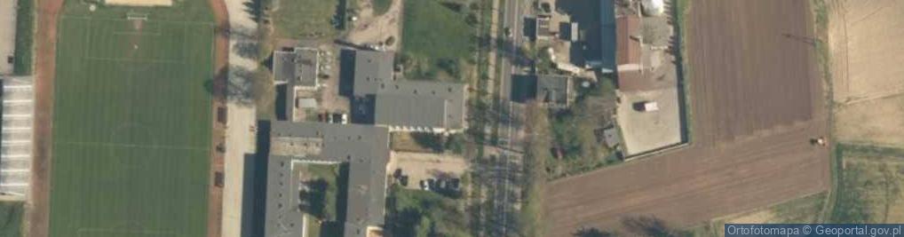 Zdjęcie satelitarne Zespół Szkół Ponadgimnazjalnych w Warcie