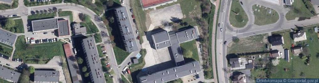 Zdjęcie satelitarne Zespół Szkół Ponadgimnazjalnych w Wodzisławiu Śląskim