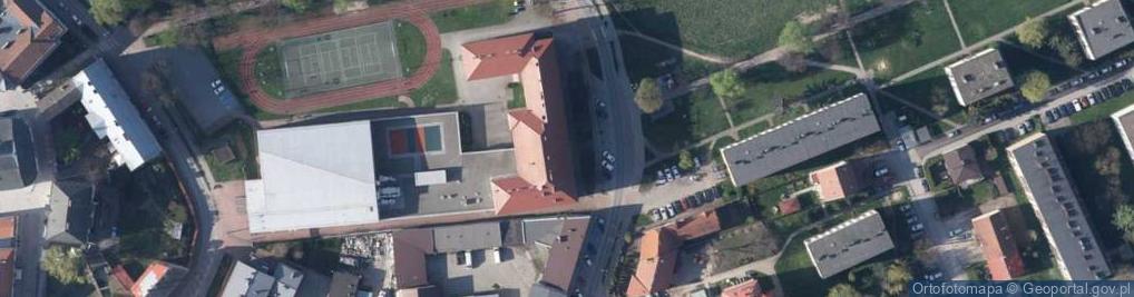 Zdjęcie satelitarne Zespół Szkół Publicznych nr 3 w Wadowicach Szkoła Podstawowa nr 2 w Wadowicach