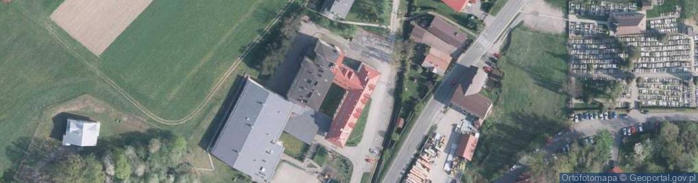 Zdjęcie satelitarne Zespół Szkół Publicznych Szkoła Podstawowa im T Kościuszki w Górkach Wielkich